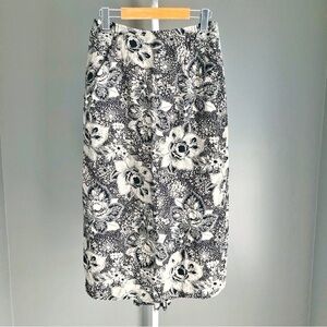 Vintage Gorgeous Boho Floral Pattern Cottagecore Hippie Festival Midi Skirt. 10